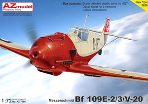 AZ Model AZ7690 Bf 109E-2/3/V-20 1/72