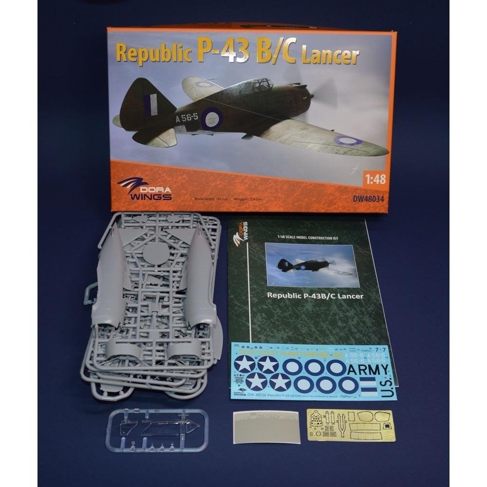 Dora Wings 48034 Republic P-43 B/C Lancer 1/48 – zdjęcie 3