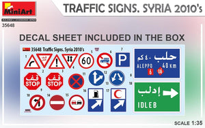 Miniart 35648 TRAFFIC SIGNS. SYRIA 2010&amp;#39;s 1/35 – obrázek 3
