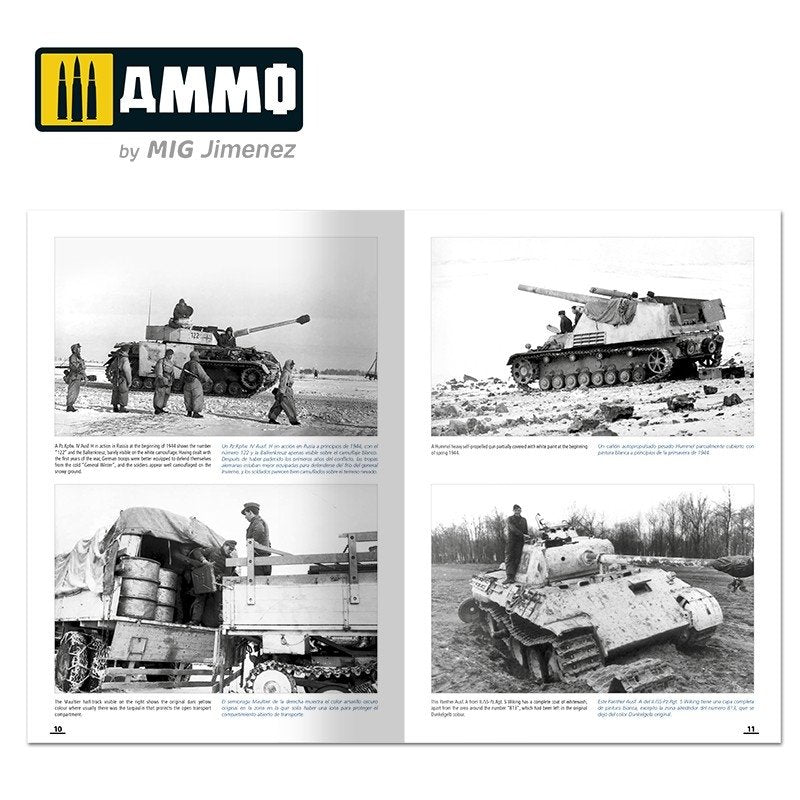 Ammo of Mig 6039 How to Paint Winter WWII German Tanks Multilingual (Eng - Spa) – image 2