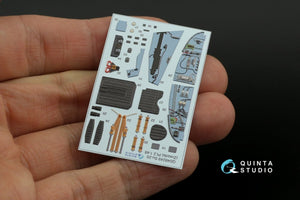 Quinta Studio QD48249 Su-25 3D-Printed &amp;amp; colored Interior on decal paper (Zvezda) 1/48 – Bild 9