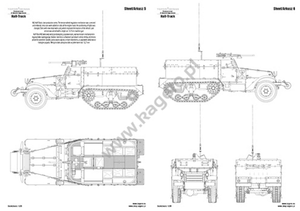 Kagero 7084 Armored Personnel Carrier M2/M3/M4 Half-Track EN/PL – image 3