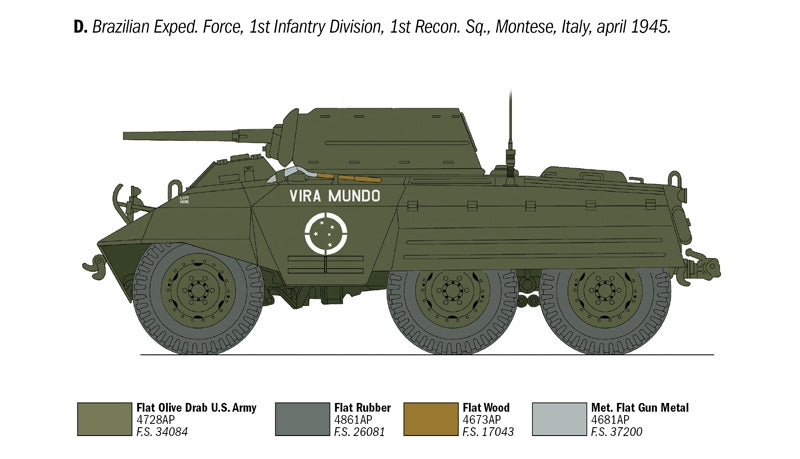 Italeri 6364 M8 Greyhound 1/35 – image 6