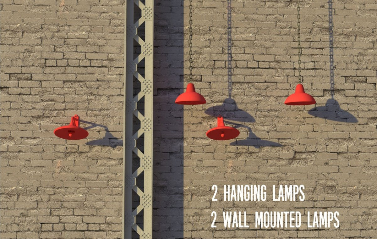 RT-Diorama 35653 3D Resin Print: Industrial Lamps 1/35 – Bild 2