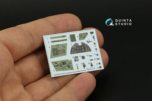 Quinta Studio QD48446 Hurricane family 3D-Printed colored Interior on decal paper (Italeri/Tamiya) 1/48 – obrázek 3