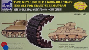 Bronco AB3543 Sherman Double I Workable Track Link Set 1/35