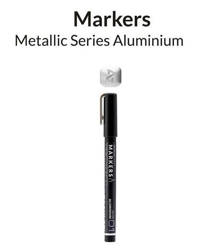 Gaahleri 45114 Metallic Series Marker Aluminium