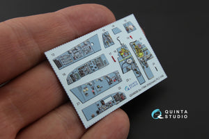 Quinta Studio QD48056 Su-17M4/22M4 3D-Printed colored Interior on decal paper (for KittyHawk kit) 1/48 – image 6