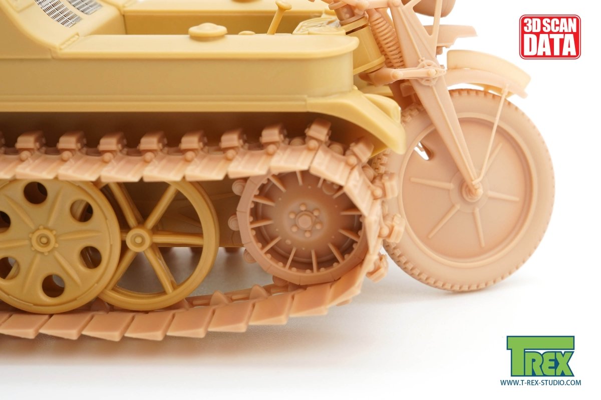 T-Rex Studio TR85060 Kettenkaraftrad Winterkette w/Sprockets, Wheels Type 2 1/35 – image 2