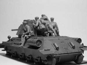 ICM 35640 Soviet Tank Riders (1943-1945) 4 figures 1/35 – immagine 10