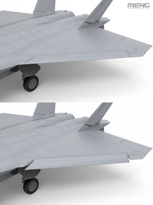 Meng LS-002 Chinese J-20 Stealth Fighter 1/48 – immagine 10