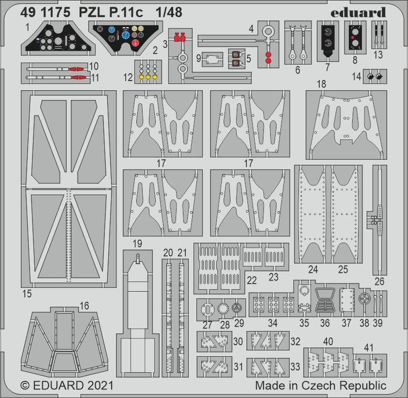 Eduard 491175 PZL P.11c ARMA HOBBY 1/48