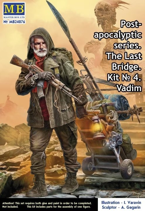 Master Box 24076 Pоst-apocalyptic series "The Last Bridge. Kit No. 4. Vadim" 1/24
