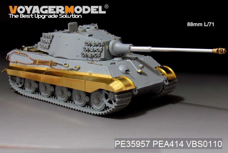 Voyager Model PE35957 WWII German King Tiger (Hensehel Turret) For HOBBYBOSS 84533 1/35 – obrázek 16