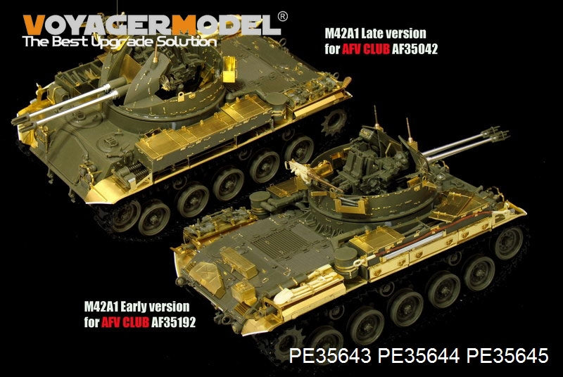 Voyager Model PE35645 Modern US M42A1 Duster fenders For AFV 35042 and 35192 1/35 – image 2