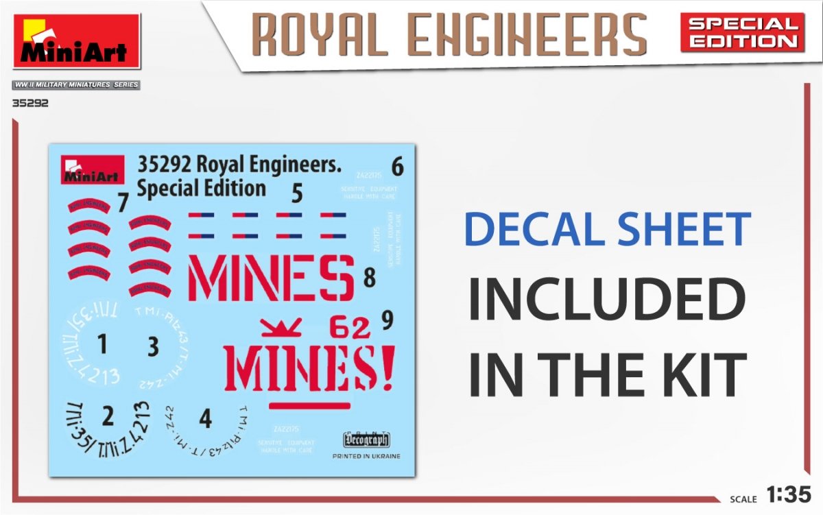 MiniArt 35292 ROYAL ENGINEERS. SPECIAL EDITION 1/35 – obrázek 3