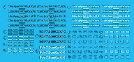 Das Werk DW35027 German 7.5cm Pak40 with 4 Figures 1/35 – imagen 6