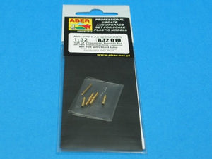 Aber A32010 Set of 2 barrels for German aircraft 30mm machine cannons MK 108 with blast tube 1/32 – image 7