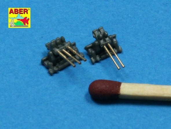 Aber 350L-23 Set of 20 pcs 25 mm type 96 A/A barrels for Japan ships 1/350 – imagen 6