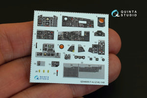 Quinta Studio QD48055 F-4J 3D-Printed &amp;amp; colored Interior on decal paper (for ZM SWS kit) 1/48 – image 4