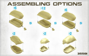 MiniArt 35586 Hessian Bags - sand, cement, vegetables, flour, seeds etc 1/35 – imagen 3