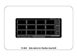 Aber 72A02 Side skirts for Panther A/D 1/72 – imagen 5