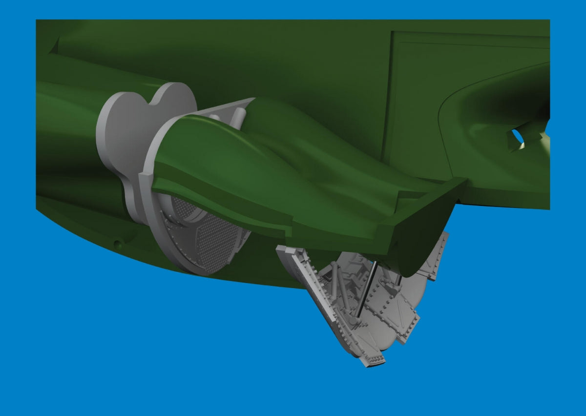 Eduard 6481097 P-40E radiators upgrade set PRINT EDUARD 1/48 – obrázek 2