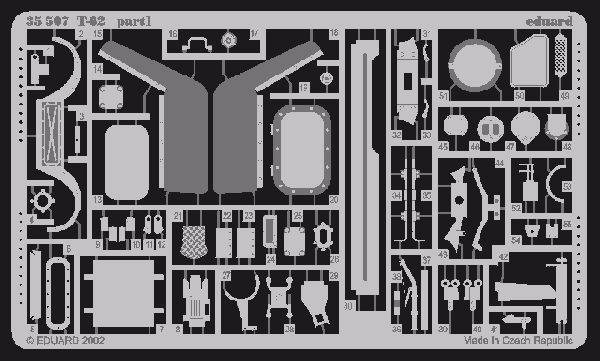 Eduard 35507 T-62 1/35 Tamiya