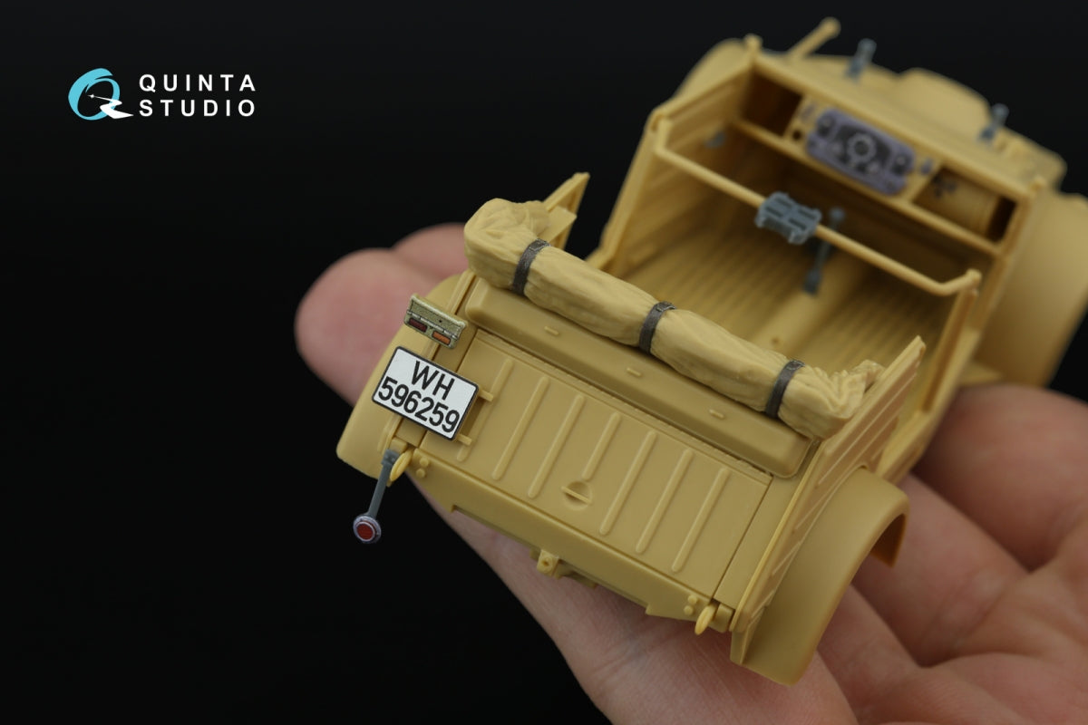 Quinta Studio QD+35141 Kubelwagen Type 82 3D-Printed &amp;amp; colored Interior on decal paper (Tamiya) (with 3D-printed resin parts) 1/35 – image 12