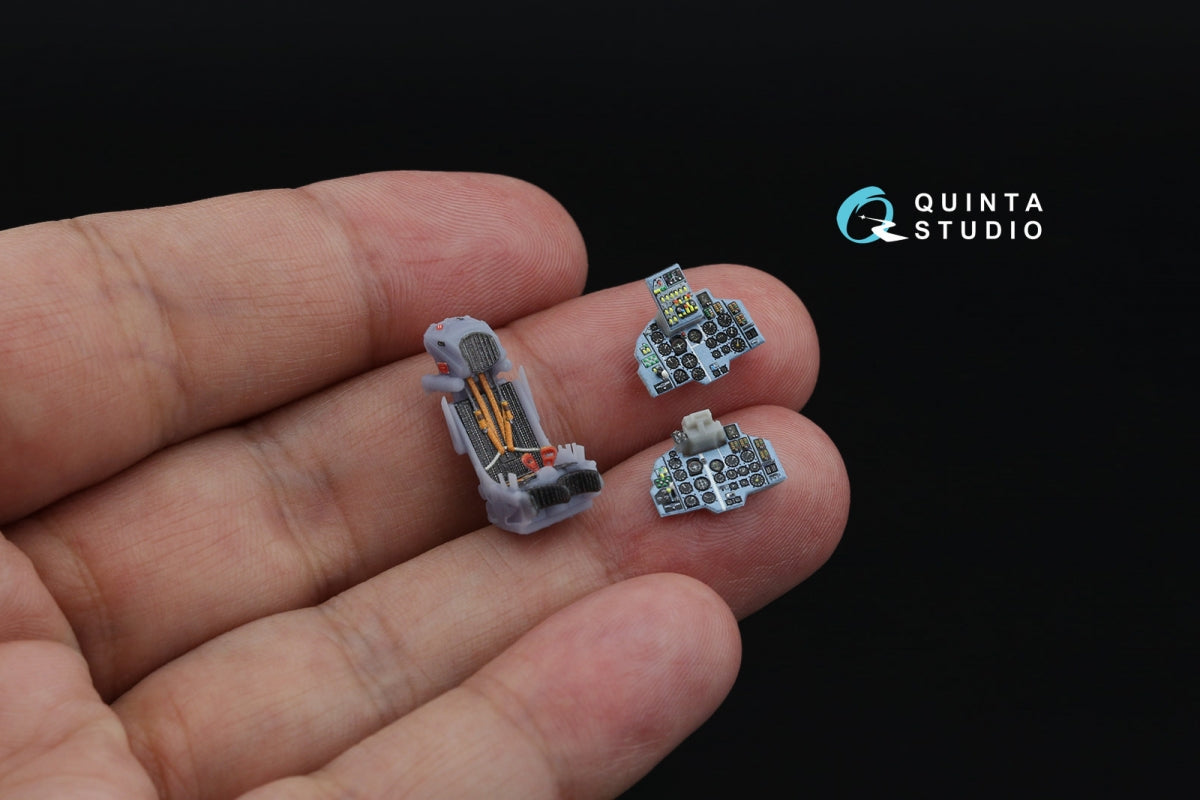 Quinta Studio QD+72167 Su-17UM3 3D-Printed &amp;amp; colored Interior on decal paper (Modelsvit) (with 3D-printed resin part) 1/72 – image 12