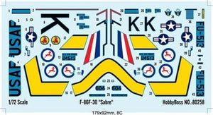 Hobby Boss 80258 F-86F-30 Saber (1/72) – image 2