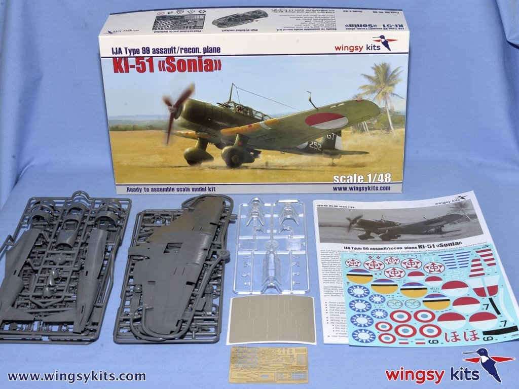 Wingsy Kits D5-06 IJA Type 99 Ki-51 “Sonia” at other services 1/48 – image 2