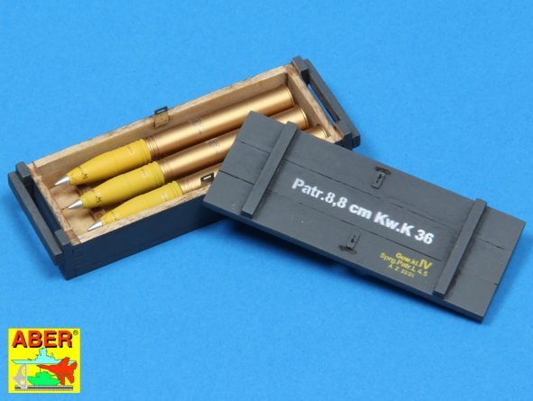 Aber 16014 8.8 cm Tiger I high-explosive Ammo with box (1/16) – Bild 7