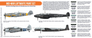 Hataka Hobby HTK-CS110 Mid-War Luftwaffe Paint Set (8x17ml) – Bild 3