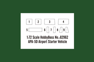 Hobby Boss 82962 APA-5D Airport Starter Vehicle 1/72