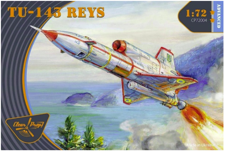 Hélice transparente ! Kit avancé CP72004 Tu-143 Reys au 1/72 