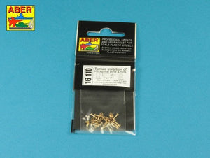 Aber 16110 Turned imitation of Hexagonal bolts &amp;amp;amp;amp;amp;amp; nuts 1.6 x 4.0 mm x 15 pcs. And 1.6mm nuts x 10 pcs. (1/16) – immagine 9