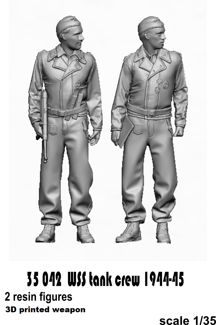Glowel Miniatures 35042 WSS tank crew 1944-45 1/35