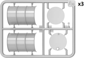 MiniArt 24012 Fuel and Oil Drums 1930-50&amp;#39;s Set 2 1/24 – image 3