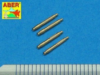 Aber A48 011 Set of 4 barrel tips for German 13 mm MG 131 aircraft machine gun (1/48 – obrázek 2
