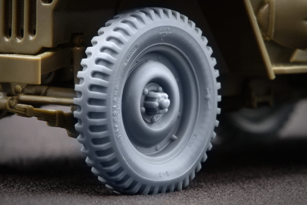 ScaleX WW 35001S U.S WiLLYSMB Sagged wheel set (Universal) 1/35