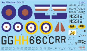 ICM 32045 Gloster Sea Gladiator Mk.II With Royal Navy pilots 1/32 – image 8