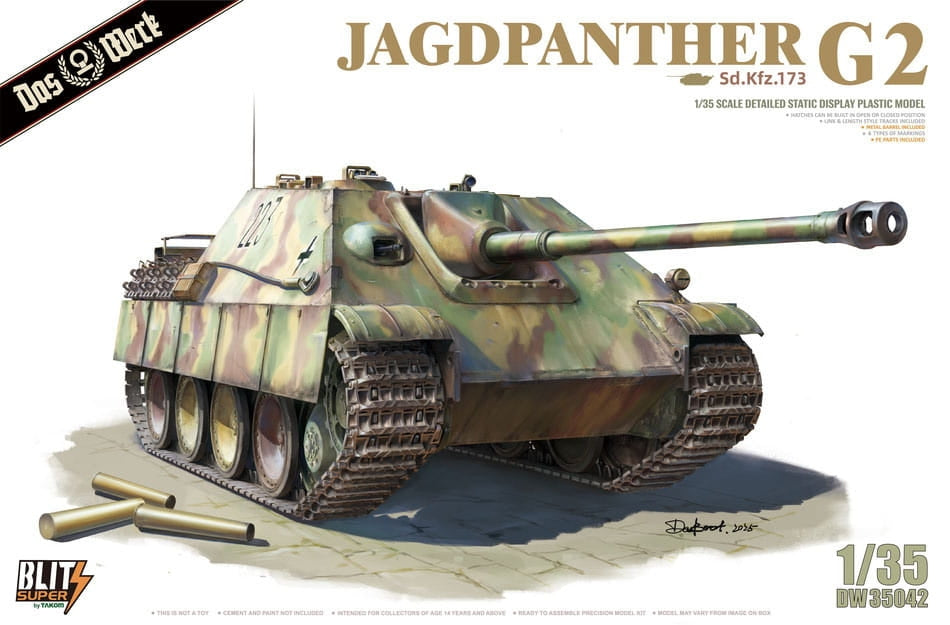 Das Werk DW35042 Panther Ausf.G Late Production SUPER BLITZ 1/35