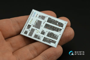 Quinta Studio QD48370 F-4E late without DMAS 3D-Printed &amp;amp; colored Interior on decal paper (Meng) 1/48 – image 5