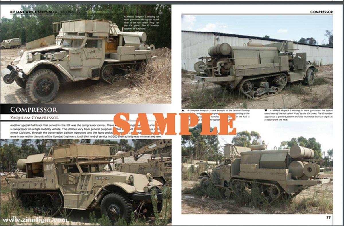 Desert Eagle Publishing DEP-TWR3 HALF TRACK WRECKS – SPECIAL HALFTRACKS USED BY THE IDF. PART 3 – immagine 4