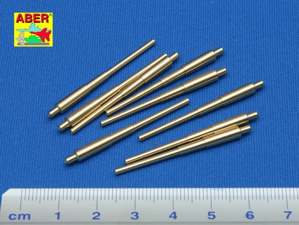 Aber 350L-05 Set of 9pcs 406mm long barrels for US ships for turrets without antiblast covers: North Carolina, Washington 1/350 – image 2