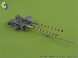 Master SM-35-003 Schnellboot Typ S-100 armament gun barrels - Flak M42 3.7cm (1pcs) and Flak 38 20mm (3pcs) – obrázek 6