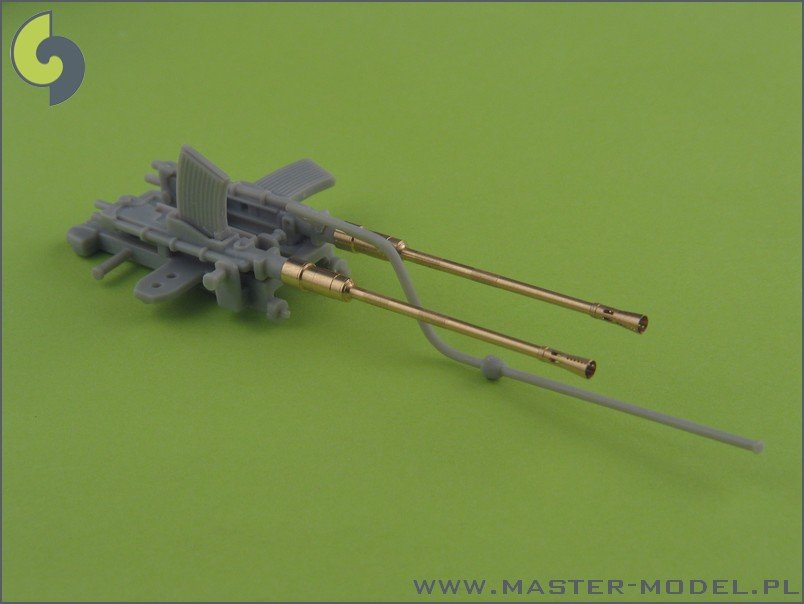 Master SM-35-003 Schnellboot Typ S-100 armament gun barrels - Flak M42 3.7cm (1pcs) and Flak 38 20mm (3pcs) – obrázek 6
