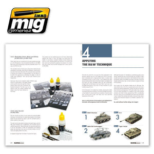 AMMO of Mig Jimenez 6016 BLACK &amp;amp; WHITE TECHNIQUE (English) – obrázek 5