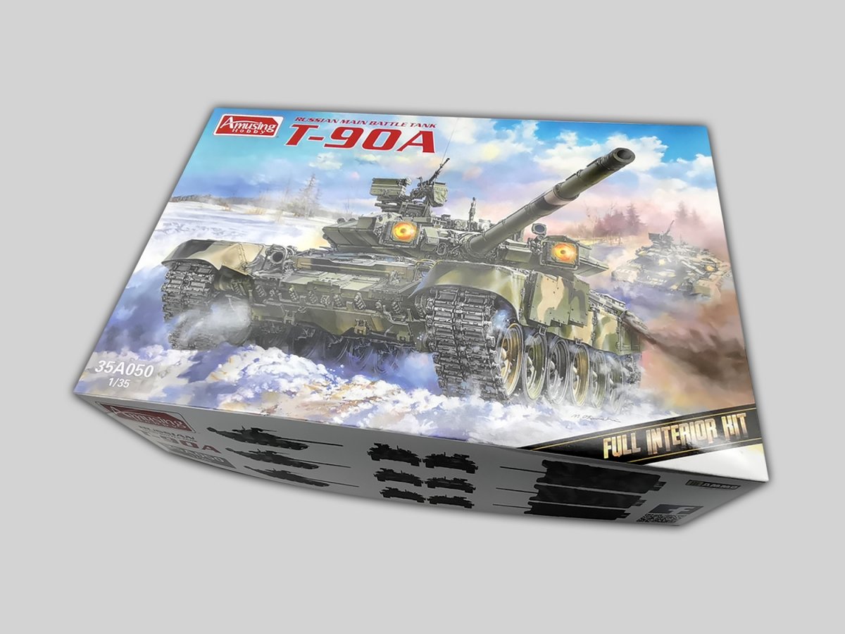 Amusing Hobby 35A050 Russian Main Battle Tank T-90A FULL INTERIOR 1/35 – image 2